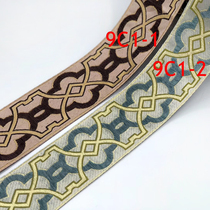 New Classical 9 cm jacquard webbing Snownier wide side curtain sofa Pillow Decoration Fabric soft dress lace