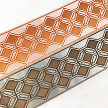 Modern minimalist 9 cm jacquard webbing European-style Curtain Side Trim wide edge Pillow Accessories Side Cloth Art Soft