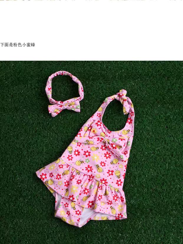 Đồ bơi trẻ em mới cho bé gái áo tắm một mảnh dễ thương Kem chống nắng nhanh khô bé đồ bơi cho bé sơ sinh