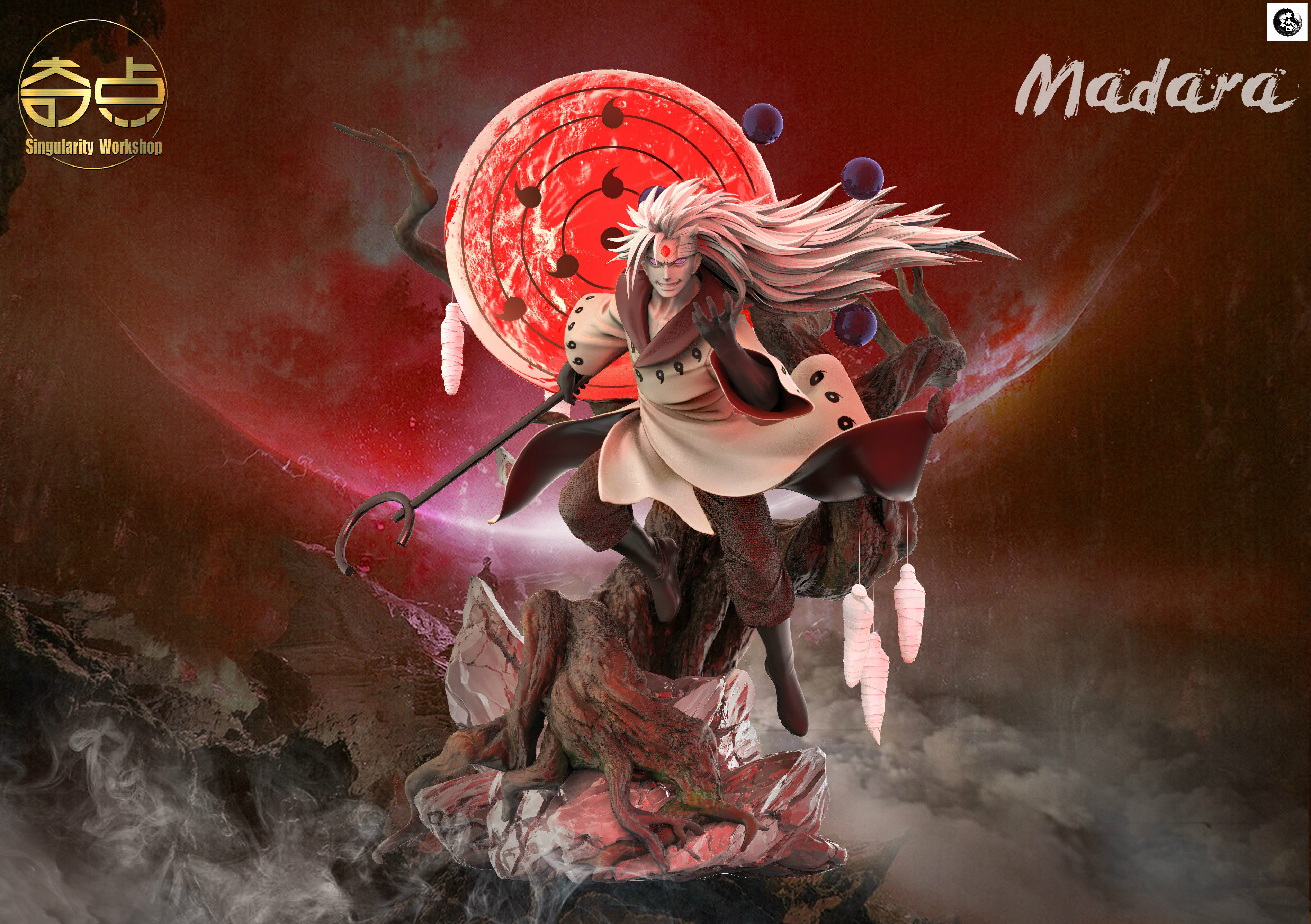 (Li Xiaoxi's younger brother) Chidot Yu Zhi Bo Spotted Writing Wheel Eye Fire Movie Ninja limited model GK