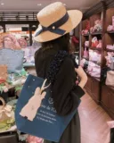 Бретели, джинсовая сумка на одно плечо, льняная сумка, универсальная японская школьная юбка для школьников