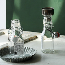 Italian imported kitchen seasoning bottle vinegar bottle juice bottle small glass bottle sealed bottle wine bottle