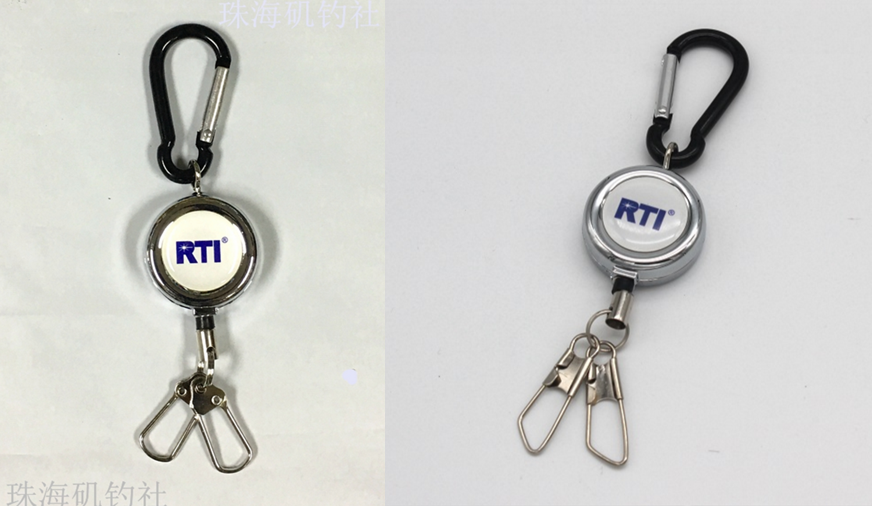 RTI stainless steel cable pull ring double telescopic buckle fishing special products AS39C