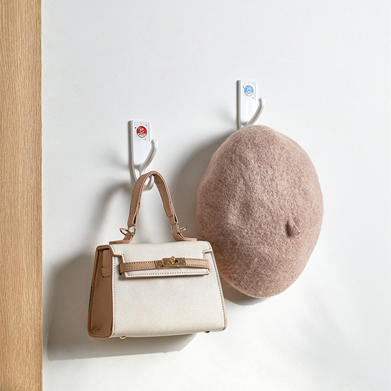 Japan KM strong viscose hook bearing wall door hanging cap hook creative costume hook nail free tick