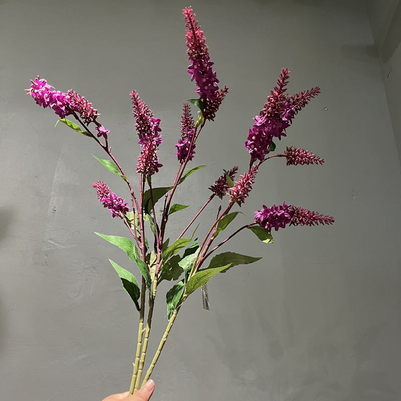 Natural Blue-Purple Lavender Artificial Flowers Sage Flower Materials Flower Arrangement Home Decoration Photography Props