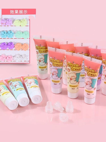 Кремовый чехол для телефона, набор материалов ручной работы, барсетка, клей, пенал, заколка для волос, 15 мл, «сделай сам»