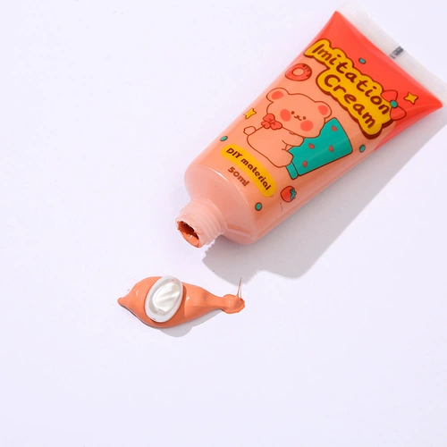 Изысканный реалистичный кремовый чехол для телефона ручной работы, набор материалов, заколка для волос, пенал, 33 цветов, 50G, «сделай сам»