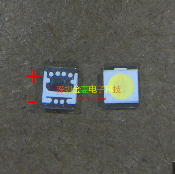 New original Seoul 2835 lamp beads 1W 3V cold white light 3528 maintenance LCD TV backlight