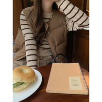 5siss 90 white duck suede sleeveless round collar down vest waistcoat for womens commute 100 hitch warm coat 2022 winter