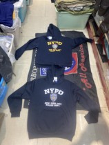 Mingguo New York NYPD sweatshirt blue black China last order S M L Xl 2X 3X non-copycat
