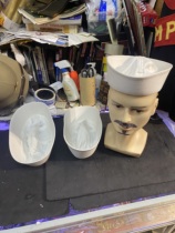 Mingguo navy dog ​​bowl hat not a copycat slight traces of storage 6 21 7 41 7 21