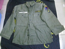 Molguo vintage heavy ARMR HBT top gray dirty blemishes 38R Molguo made 6 new