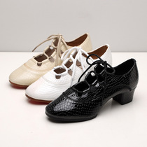 Dance handkerchief new womens Latin dance shoes square dance shoes sailor dance jitterbug ballroom dance stone pattern summer