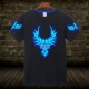 Vũ điệu dạ quang TIM T-shirt shuffle nhảy hip hop hip-hop quần áo huỳnh quang cotton nam và nữ tay áo ngắn áo ba lỗ nam
