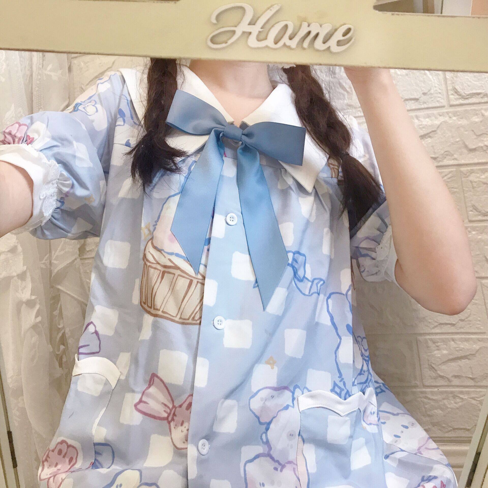 Другие 丨四月安丨 原创设计睡裙南瓜裤套装【现货】 April Ann