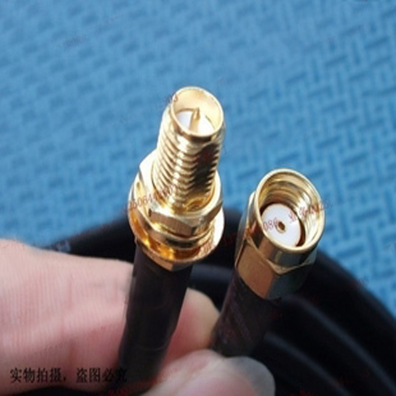 2 m feeder 50-3 wireless WiFi antenna bridge router network card sma extension cord connection line plus coarse