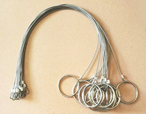 304 stainless steel wire ring clothing store special hook hanging hanger display sling chain direct sales