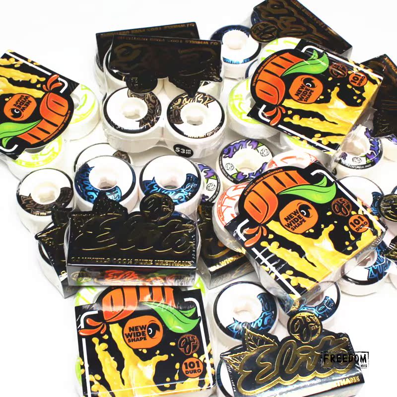 US Imports OJ Professional Skateboard Wheels High Hardness Action Wheel Flip Freedom Skatepark