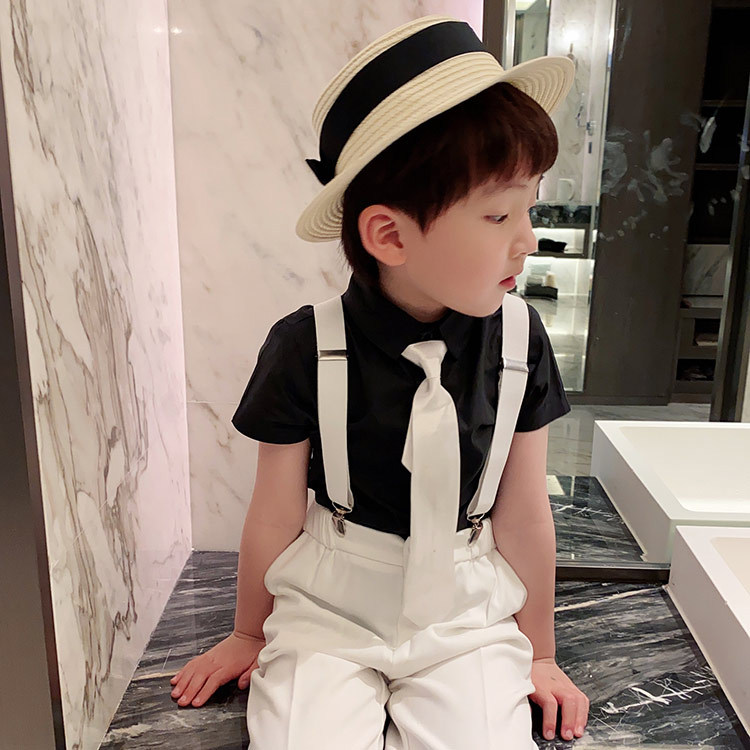 Flower boy boy dress suit summer piano performance costume small host costume small suit children children six one