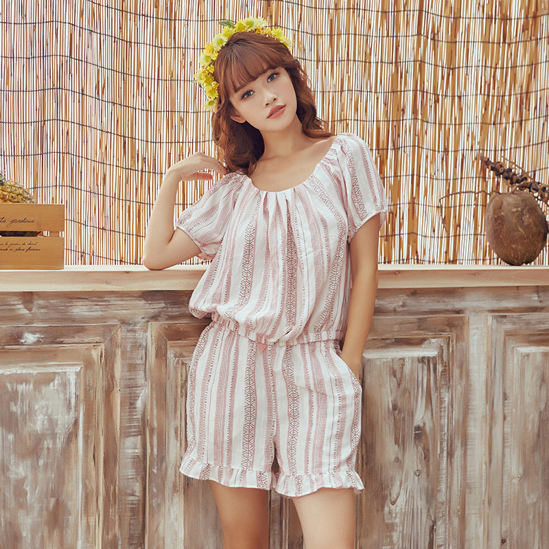 Pyjama pour femme GAINREEL    à manche courte - Ref 2992591 Image 3