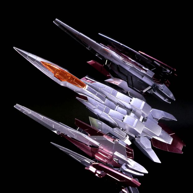 Senju Bandai kim loại màu RG18 00R Raiser ba màu đỏ Thiên thần lên món quà mô hình - Gundam / Mech Model / Robot / Transformers mô hình gundam trung quốc