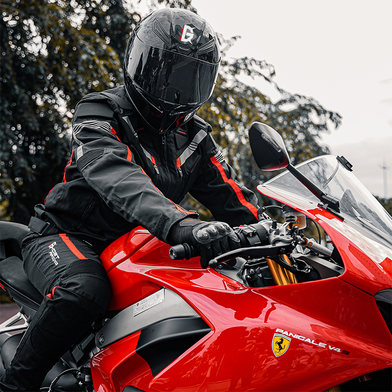 Cycling Suit for Men, Motorcycle Suit, Winter Windproof and Warm, All-Season Waterproof, Rider Racing Motorcycle Anti-Fall Rally Suit