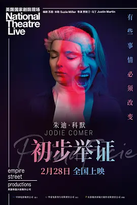 初步举证 National Theatre Live: Prima Facie（2022） 海报