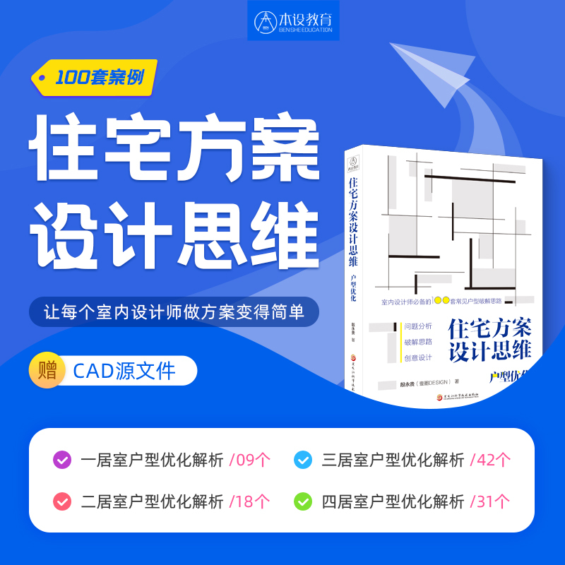 Design Thinking for Interior Design of Residential Plans (100 Common Interior Layout Case Studies) Layout Optimization Techniques