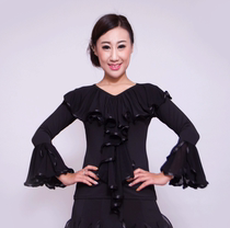 New shelves National standard dance hula dance dress dance dress simple temperament top Modern dance ballroom dance womens top