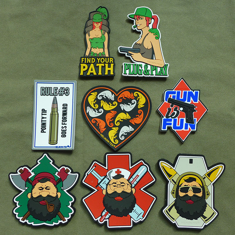 helikon helikon patch pvc tactical Velcro personality morale badge outdoor badge armband badge