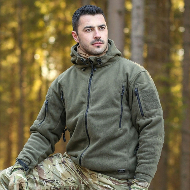 helikon outdoor fleece men's sweatshirt thick thermal jacket outdoor jacket inner jacket breathable loose