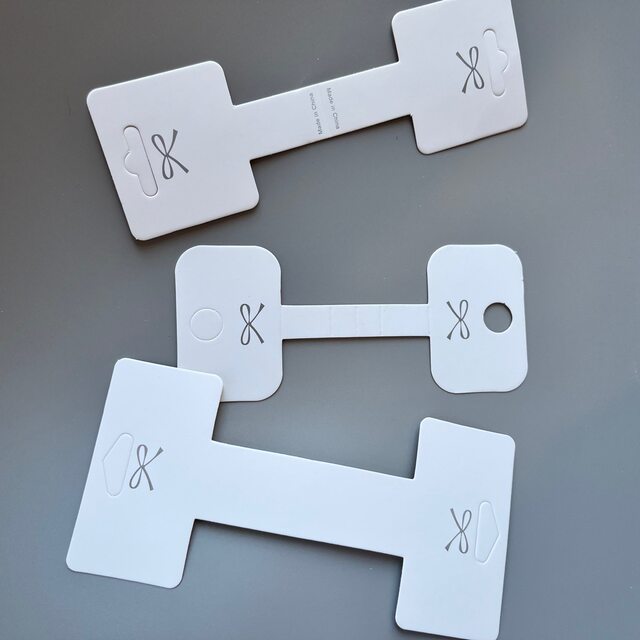 Spot Korean version of the new half-fold hairpin card, necklace hairband card, hair accessories, headband, rubber band paper card