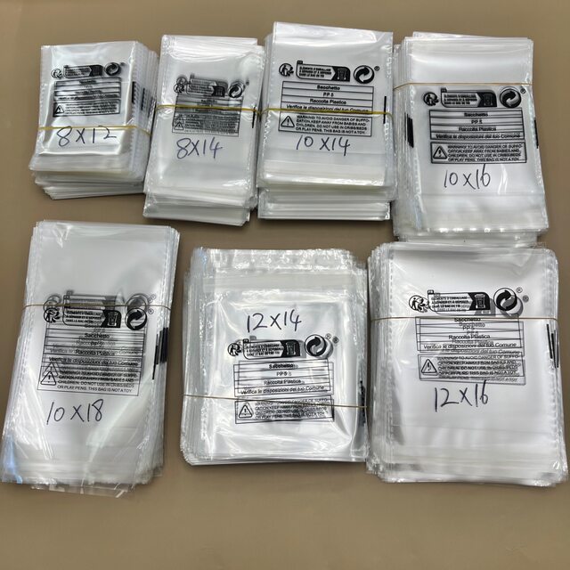 New warning temu plastic self-adhesive packaging bag French label cross-border Xiyin Amazon opp self-sealing bag