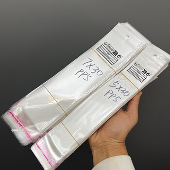 Slim Necklace Packaging Three-Layer Pearlescent Pp5 Plastic Bag Temu Self-Sealing Bag Shein Environmentally Friendly Label Bag