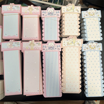 I-card DIY handmade cream glue hairpin set packaging card card head cartoon tag hair accessories long cardboard