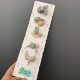 Kp600 8×28.5 Six-Slot Children's Hair Clip Card Detachable Tear-Off Style Hair Clip Card Paper DIY Accessories