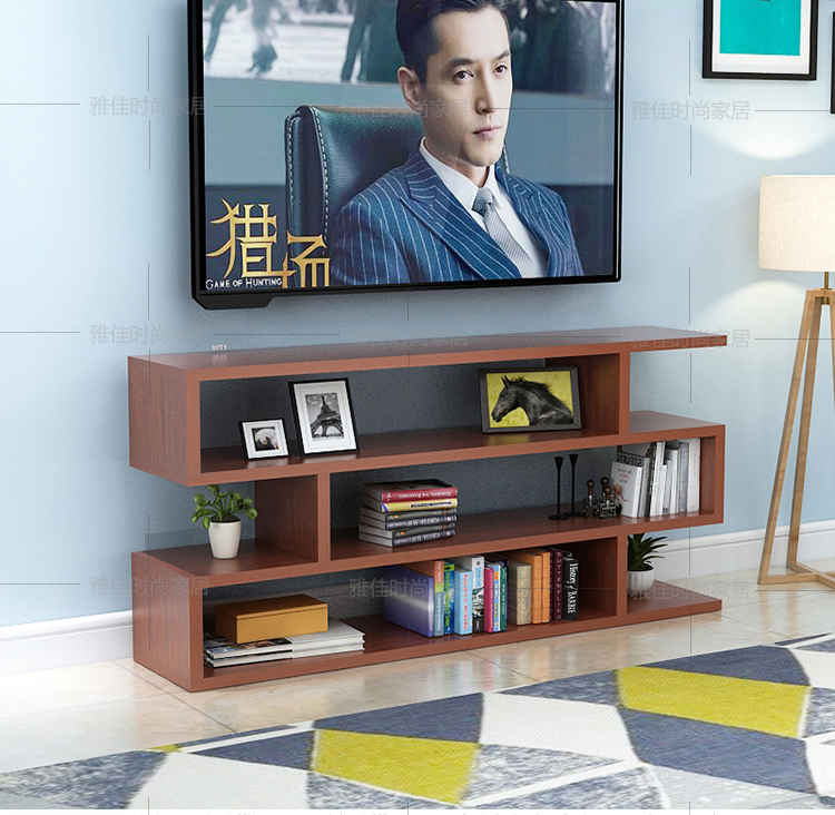 tủ TV hiện đại phòng khách nhỏ gọn căn hộ nhỏ đơn giản gỗ giả mô hình kinh tế tủ TV phòng ngủ nhà cao - Buồng tủ quần áo cửa lùa 3 cánh