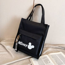 Waterproof Canvas for male and female students A4 Tutorial Bags Handbag children Fine Arts Job Remedial Kits Small Carry Book Bags