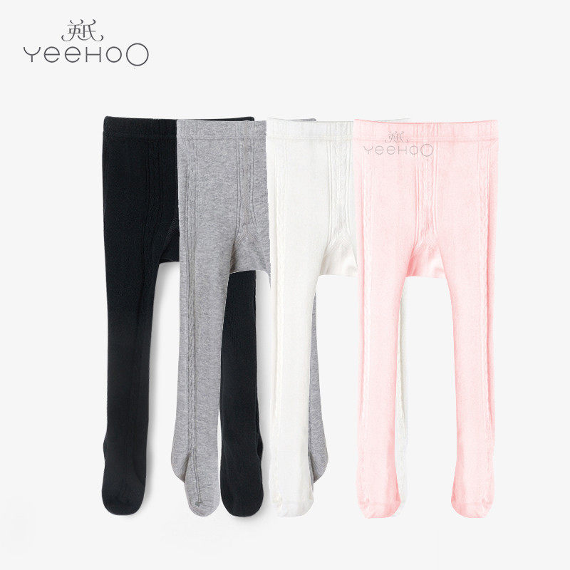 YEEHOO Yingzi girl's pants sock elastic even-footed pants sock bottom 189A7741 7742 7743-Taobao