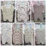 Nhật Bản Akajia / akachan babyiesies bé romper mùa hè ngắn tay cotton quần áo trẻ em - Áo liền quần đồ ngủ trẻ em