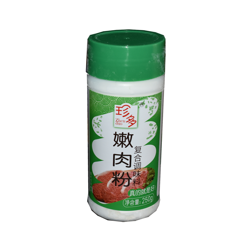 Zhenduo Tender Meat Powder 250Gx12 Bottles of Edible Loose Meat Powder Barbecue Seasoning Marinated Meat Steak Solid Seasoning