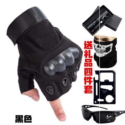 Men's protective boxing gloves men's professional tactical free half-cut Muay Thai five-finger punching sandbag boxing gloves Sanda gloves