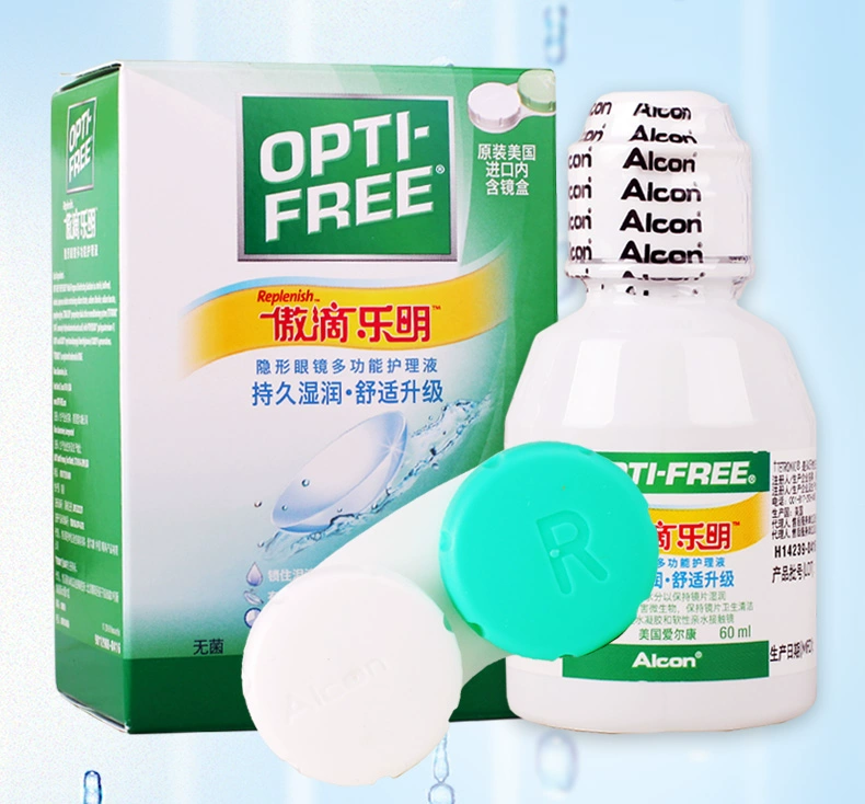 Alcon tự hào giải pháp chăm sóc thả 355ml * 2 + 60ml kính vô hình giải pháp chăm sóc sắc đẹp - Thuốc nhỏ mắt