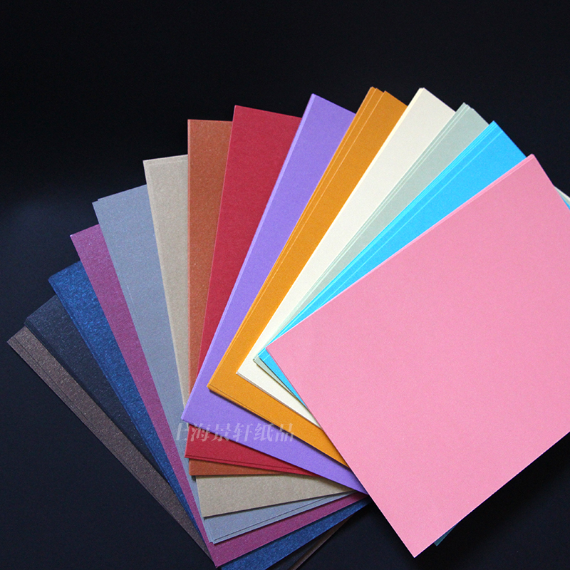 Pearlescent Cardboard A4 A3 250g Màu nghệ thuật Giấy Flash Giấy kinh doanh Giấy mô hình Giấy In DIY Handmade Paper - Giấy văn phòng giấy in bill văn phòng phẩm	
