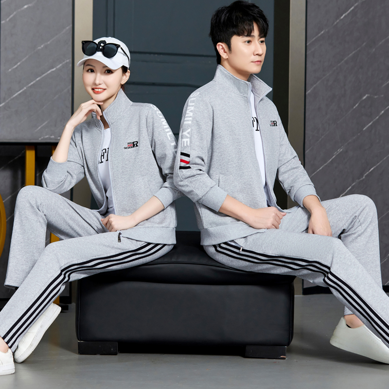 Men's Autumn Sports Suit 2025 New Fashion Couple Sportswear Men's and Women's Casual Sweatshirt Long Sleeve Running Suit