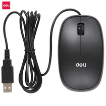 Delei 3715 office high precision optical wired mouse move precision button durable USB plug