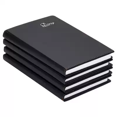 Business large note A4 thickened simple leather work notebook stationery office with custom logo wholesale