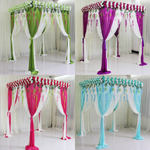  Wedding new princess pavilion Xiting flower pavilion cloth curtain Wedding scene layout Wishing pavilion gauze curtain wedding four corners Xiting
