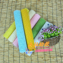 Kindergarten environment layout creative area corner decoration fishing net screen partition hanging decoration hollow color background wall cloth