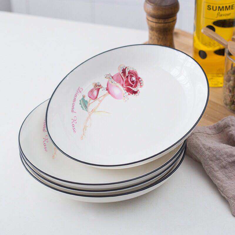 Ceramic plate 7 inch 8 inch